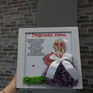 Tablou cu Licheni Nepoata Mea- 15x20