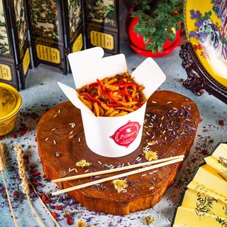 W6-ლაფშა ქათმის ხორცით ტერიაკის სოუსში