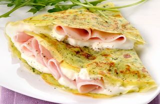 Crepe De Jamón Y Queso