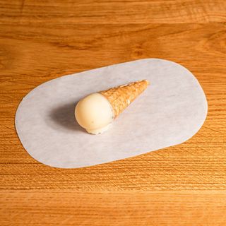 Giovannini cioccolato bianco e crema mini cono gelato