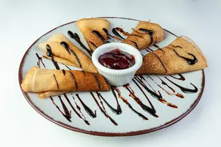 Блины с джемом