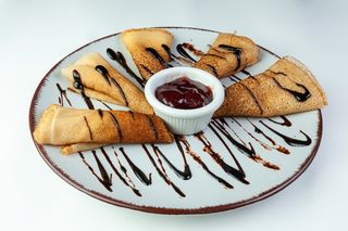 Блины с джемом