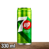 7UP Zero Zahar Lamaie si Lime, 330ML