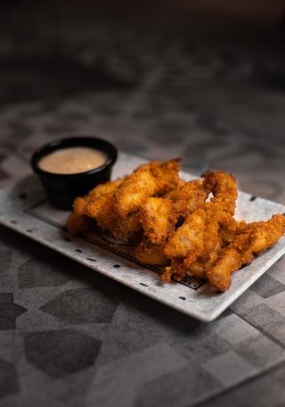 Tiras de pollo crujientes