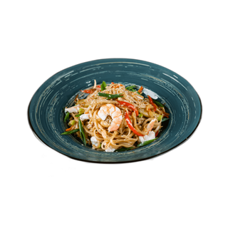 Удон с креветками