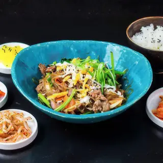 JAPCHAE + ZESTAW BANCHAN