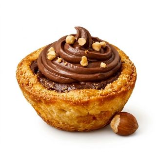 Pastel De Nata Con Cobertura De Nutella
