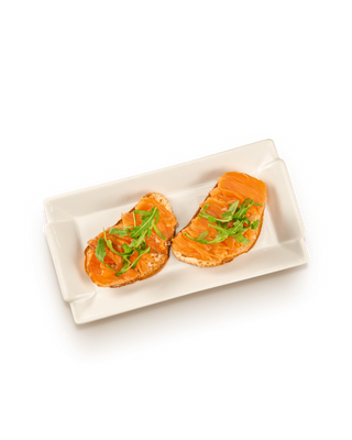 Брускетта с семгой (2 шт.)