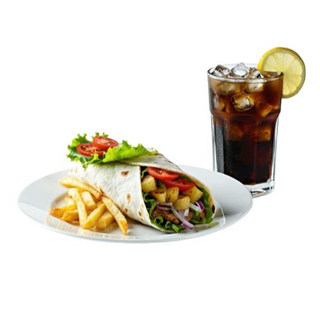 Durum patatas y bebidas