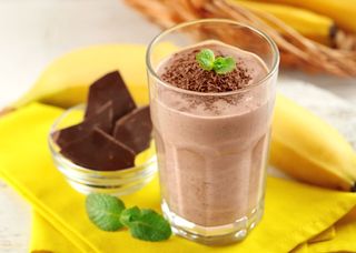 Batido de cacao con plátano (350 ml.)