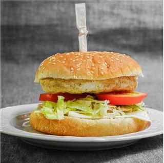 Hamburguesa Doble De Pollo