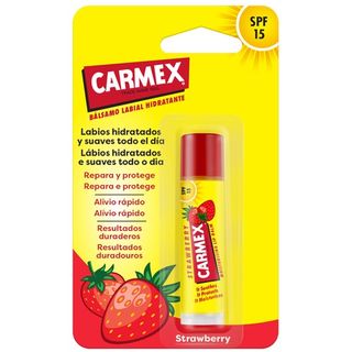 Carmex click stick fresa spf15 protector labial