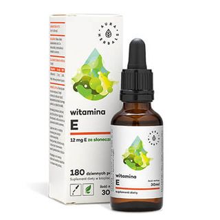 Witamina E 180 porcji 30 ml AURA HERBALS