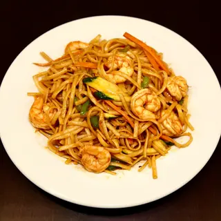 A6 - Tallarines fritos con gambas