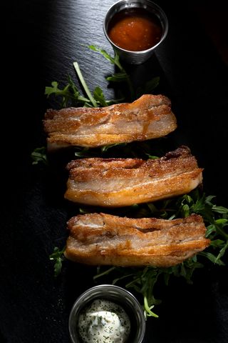 Thick cut steak house bacon