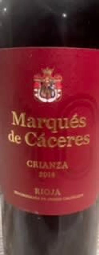 Marques de cáceres.      Rioja