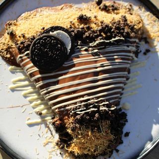 Crêpe kunafa oreo