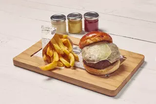 Hamburguesa hecha en casa 