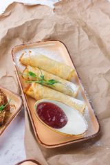 Блинчики со сметаной 