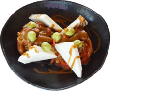 Салата от розов домат