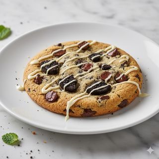 Cookie de Oreo con chocolate blanco