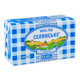 Масло «Селянське» солодковершкове селянське 72,5% (180г)