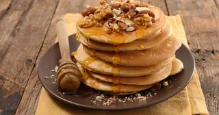 Pancake Miel Et Noix