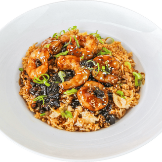 Wok de Arroz com Camarão
