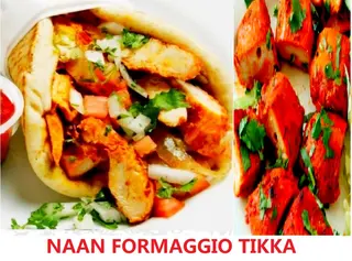 Naan al Formaggio Tikka