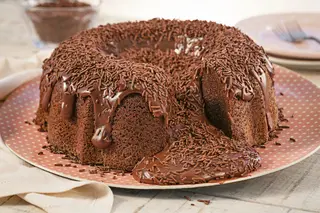 Bolo de Chocolate com Cobertura (Fatia)