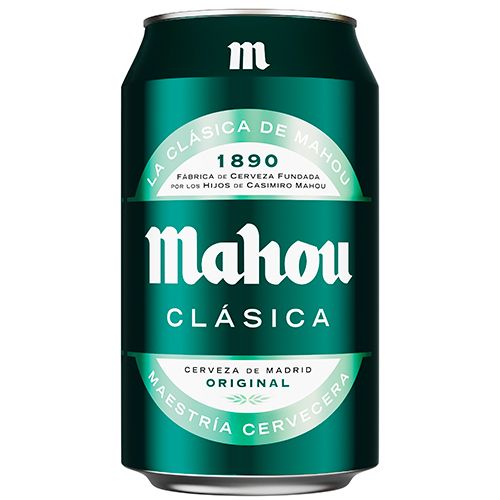 Cerveza Mahou Clásica Lata 33cl.