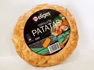Tortilla De Patatas (500 G.) Con Cebolla: