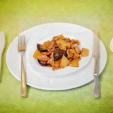 Cerdo Con Setas Y Bambú N°86