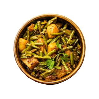 Bean aloo bhaji