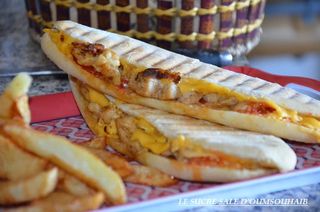 Panini Poulet Et Frites