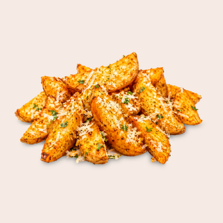 CARTOFI WEDGES CU PARMEZAN ŞI USTUROI