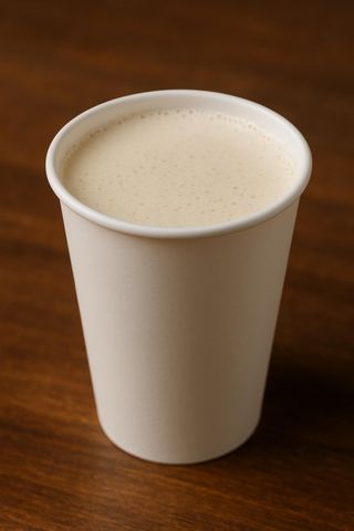 Ciocolata calda alba cu alune de padure (250ml)