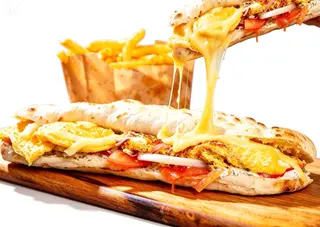 Croque Monsieur + pomfrit