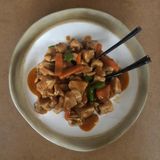 41B. Pollo con salsa de ostras