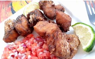 1/2 kg dry fried Nile perch (empuuta) plain 