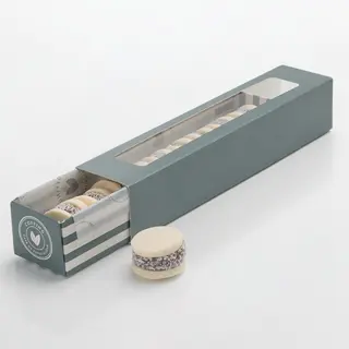 Estuche de alfajorcitos (9 uds.). *Receta propia*