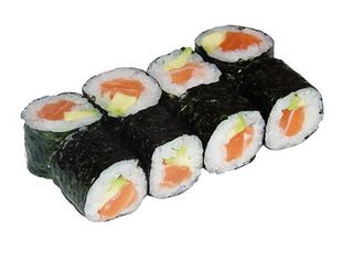 Хосомаки Сьомга и авокадо (8бр)