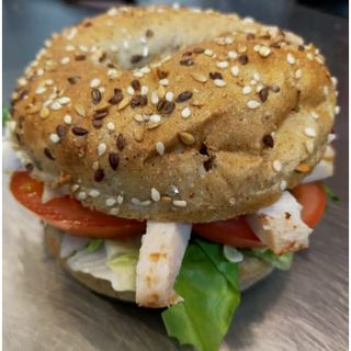 BAGEL CRISTALLINO CEREALES VEGETAL DE POLLO