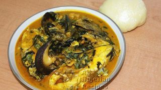 Native soup with fresh fish