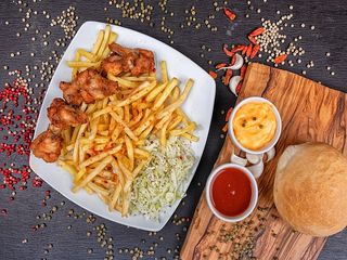 Meniu aripioare  mic - 360 gr