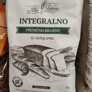 Pšenično integralno brašno 1 kg