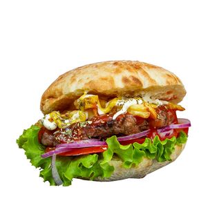 Сандвич Гурманска плескавица (400гр.)