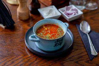 Supă de fasole cu paste