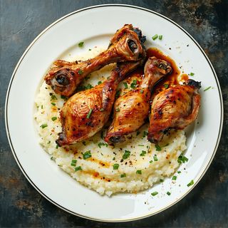 Quarter Chicken And Ugali