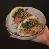 Guabao de pollo picante